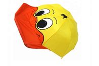 黄色く強いフレームのかわいい子供の傘によってカスタマイズされるロゴの設計は容易に滑らかに作動します サプライヤー