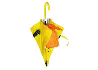 黄色く強いフレームのかわいい子供の傘によってカスタマイズされるロゴの設計は容易に滑らかに作動します サプライヤー