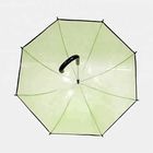 Poeの生地のゆとりプラスチック雨傘、開いた透明なドームの傘の自動車 サプライヤー