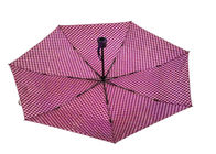 Oemは傘、自己のガラス繊維シャフトが付いている折る傘の金属を畳みます サプライヤー
