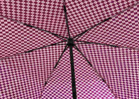 Oemは傘、自己のガラス繊維シャフトが付いている折る傘の金属を畳みます サプライヤー