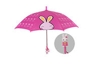 いちごのハンドルのかわいい子供の傘、子供マニュアルの開いた終わりのための小型傘 サプライヤー
